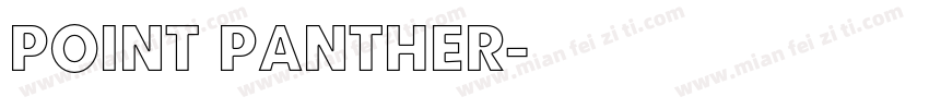 Point Panther字体转换